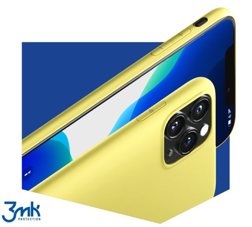 Ochranný kryt 3mk Matt Case pro Xiaomi Redmi Note 11 / Note 11S, žlutozelená