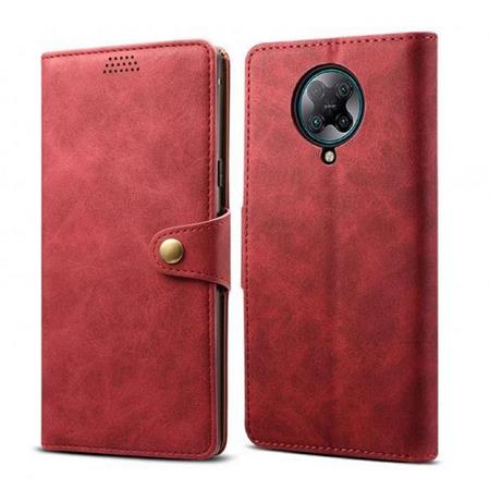 Lenuo Leather flipové pouzdro pro Samsung Galaxy A33 5G, červená