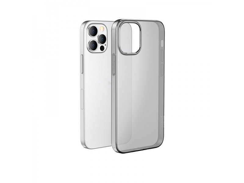 Silikonové pouzdro Hoco Light Series TPU Case pro Apple iPhone 13 Pro, transparentní černá