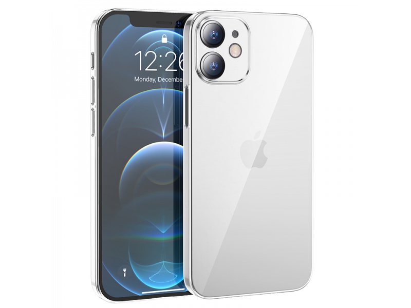 Silikonové pouzdro Hoco Thin Series High pro Apple iPhone 12 mini, transparentní 