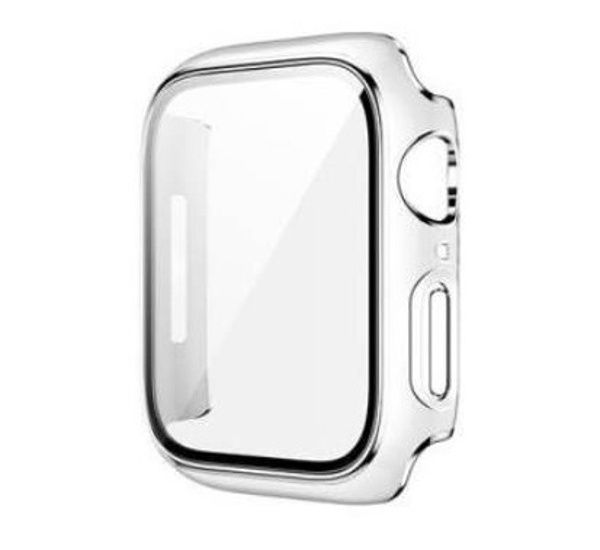 Levně Ochranný polykarbonátový kryt COTEetCI s ochranou displeje pro Apple Watch 45 mm, čirá