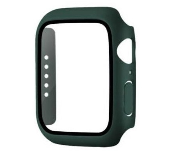 Levně Ochranný polykarbonátový kryt COTEetCI s ochranou displeje pro Apple Watch 41 mm, zelená
