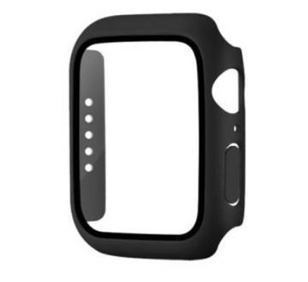 Levně Ochranný polykarbonátový kryt COTEetCI s ochranou displeje pro Apple Watch 41 mm, černá