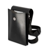 Taška Karl Lagerfeld Saffiano Karl and Choupette Wallet Phone Bag, černá