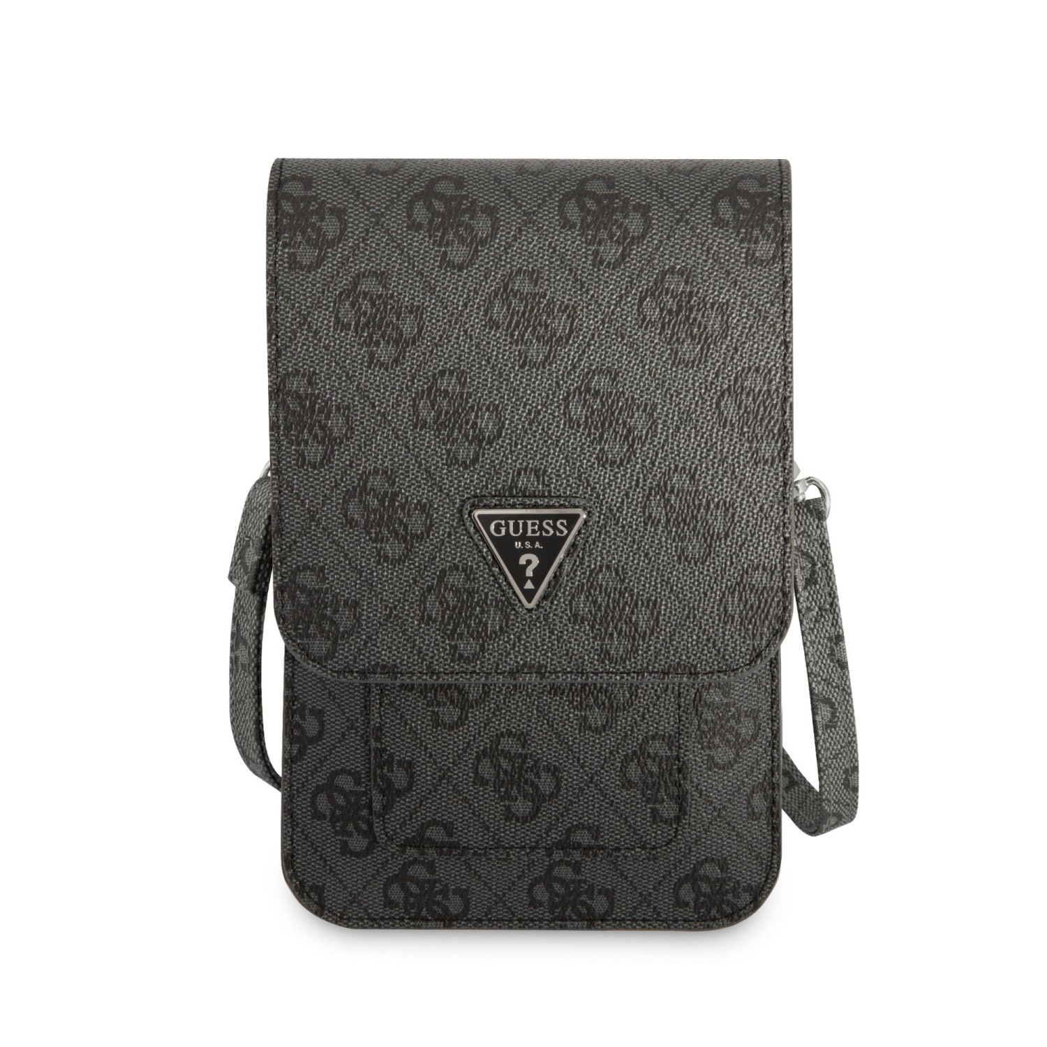 Levně Taška Guess PU 4G Triangle Logo Phone Bag, černá