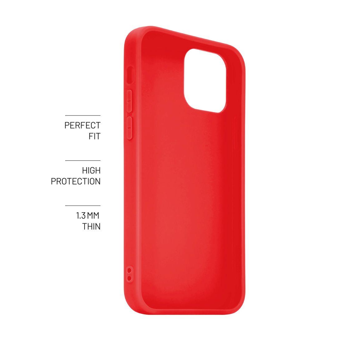 Zadní pogumovaný kryt FIXED Story pro Apple iPhone 14 Plus, červená