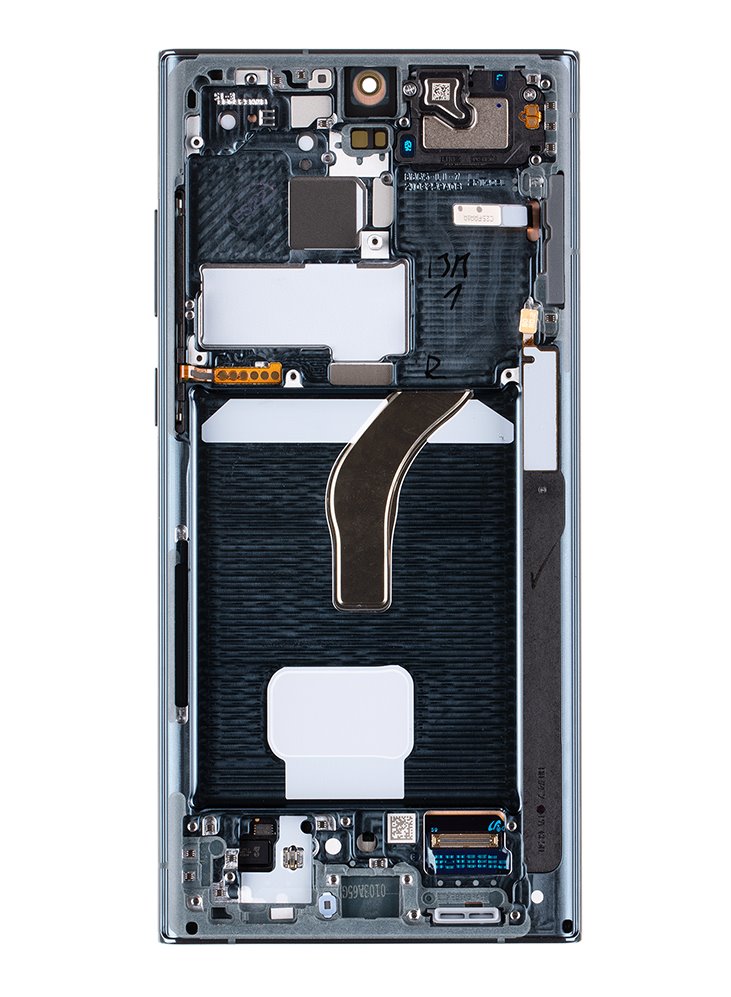 LCD + dotyková deska + přední kryt pro Samsung Galaxy S22 Ultra, green ( Service Pack) + DOPRAVA ZDARMA