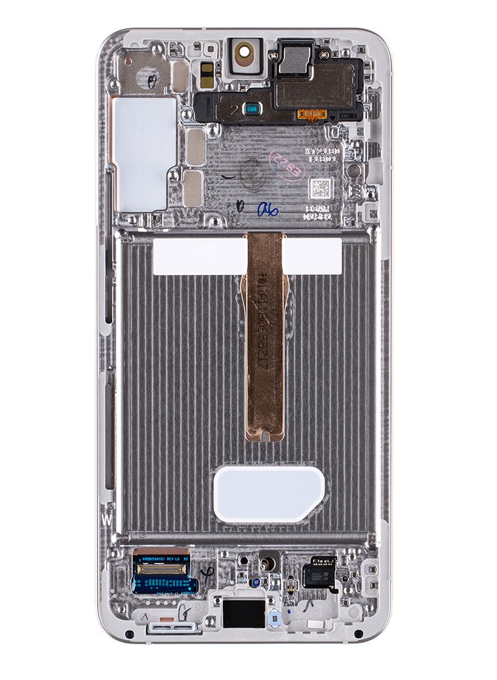 LCD + dotyk + přední kryt pro Samsung Galaxy S22+, phantom white ( Service Pack)