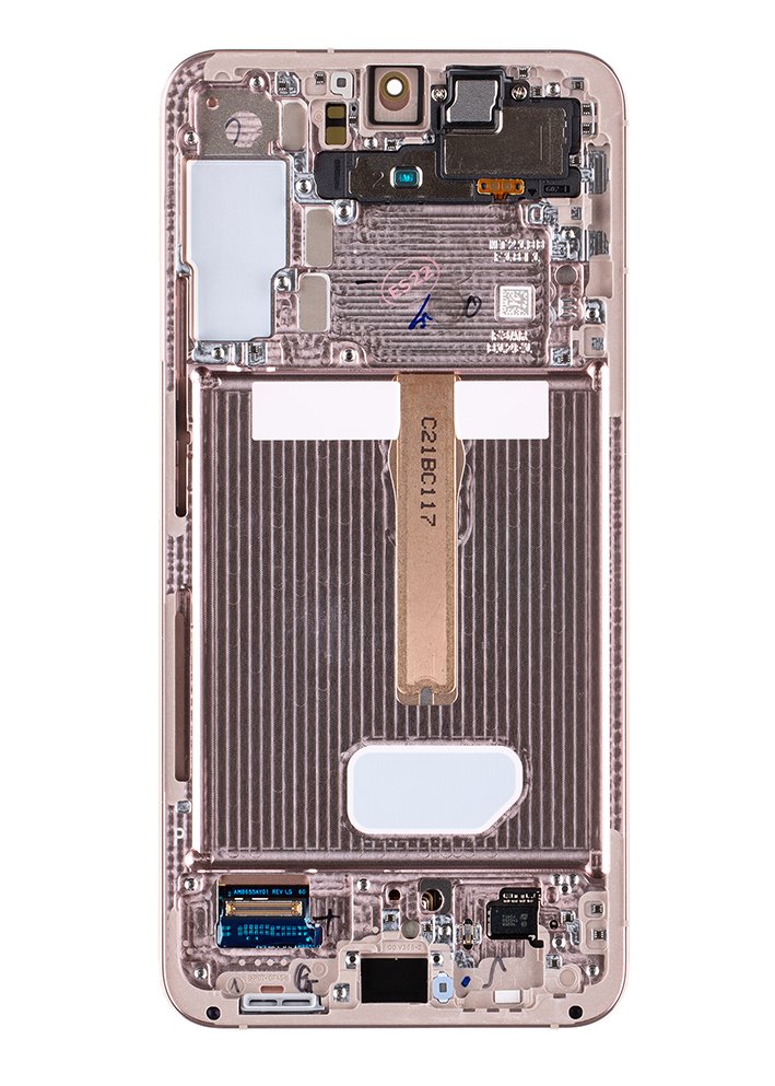 LCD + dotyk + přední kryt pro Samsung Galaxy S22+, pink gold ( Service Pack)