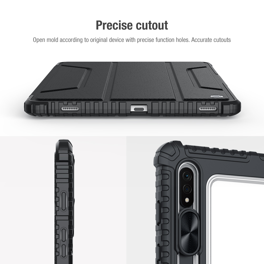 Nillkin Bumper PRO flipové pouzdro pro Samsung Galaxy Tab S8+/S8+ 5G, černá