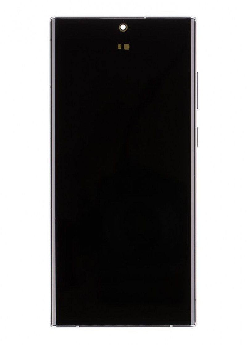 LCD + dotyk + přední kryt pro Samsung Galaxy S22 Ultra, phantom black ( Service Pack ) + DOPRAVA ZDARMA