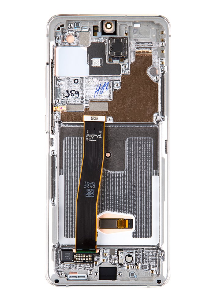 LCD + dotyková deska pro Samsung Galaxy S20 Ultra, cosmic white ( Service Pack ) + DOPRAVA ZDARMA
