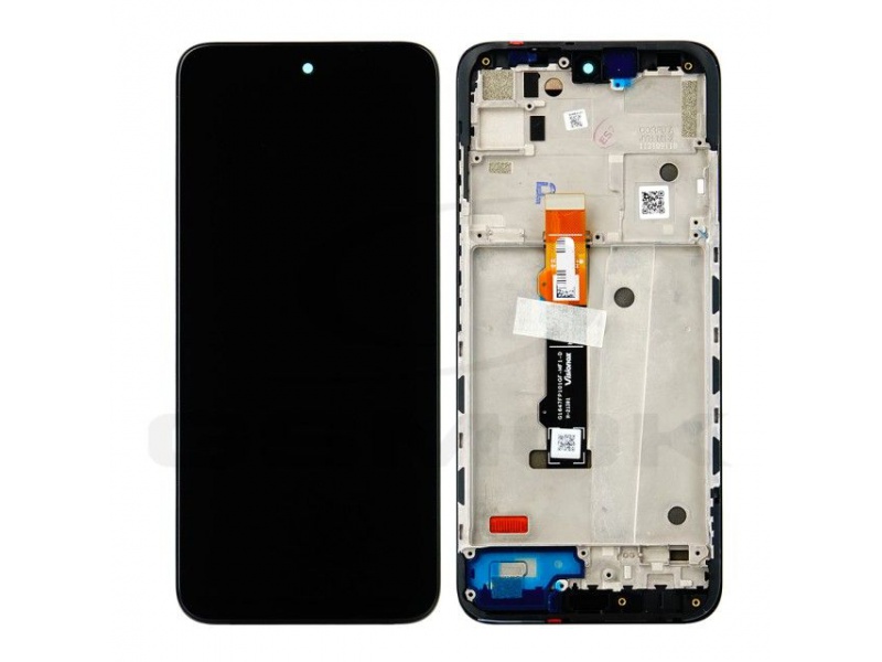 LCD + Touch + Frame for Motorola G71 Black (Service Pack)