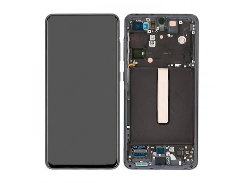 LCD + dotyk + rámeček pro Samsung Galaxy S21 FE, black ( Service Pack )