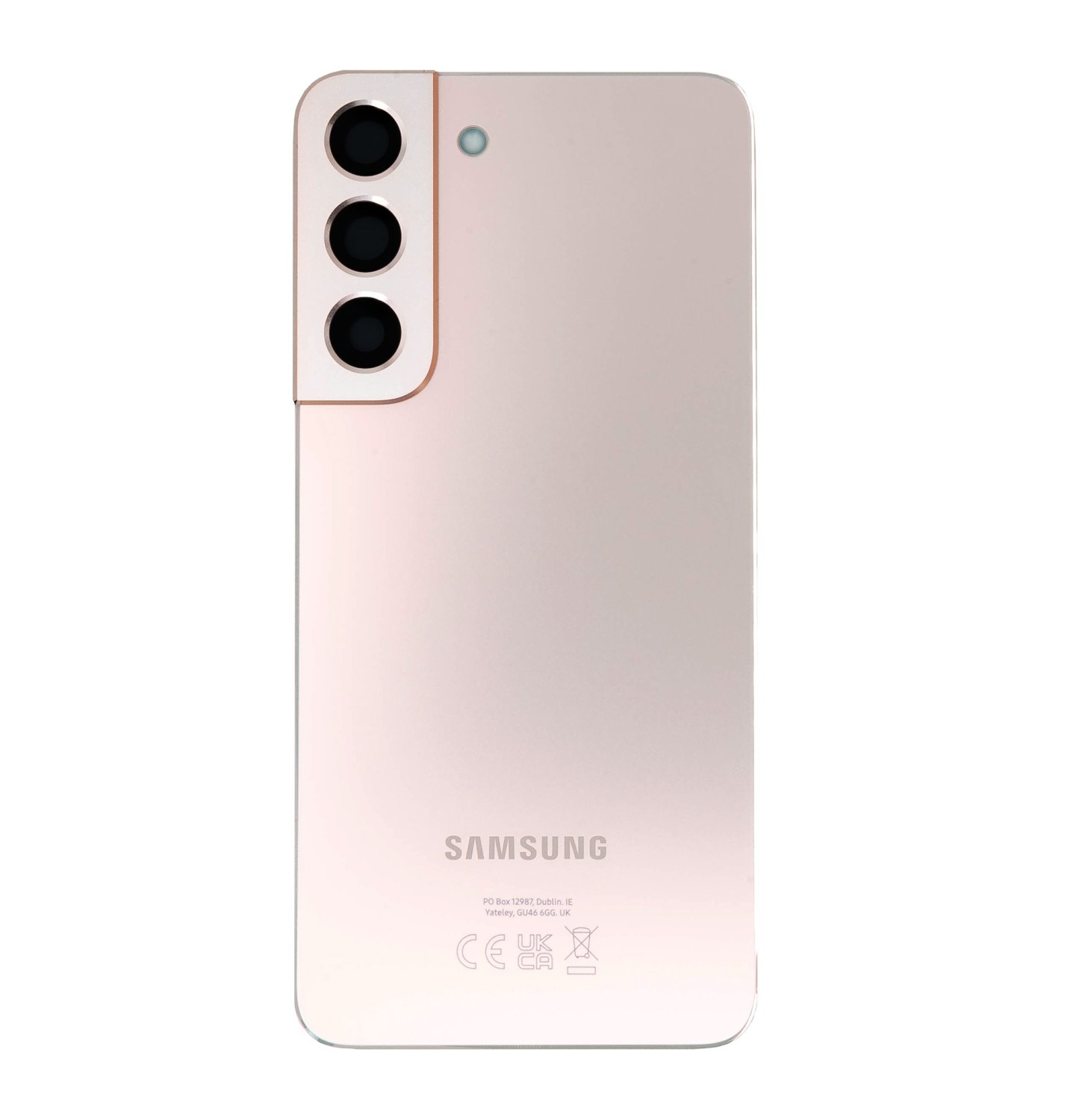Levně Kryt baterie Samsung Galaxy S22, pink gold (Service Pack)