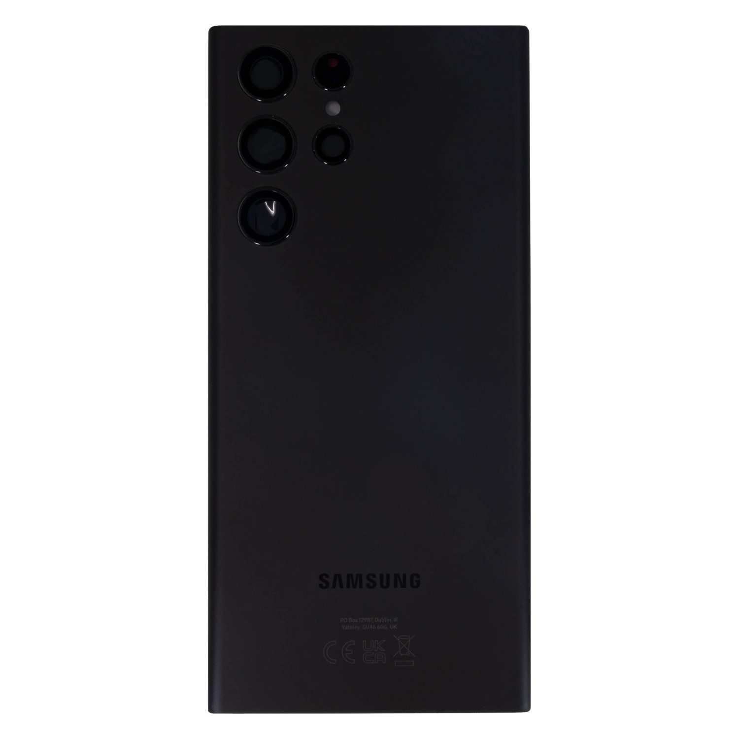 Kryt baterie Samsung Galaxy S22 Ultra, phantom black (Service Pack)