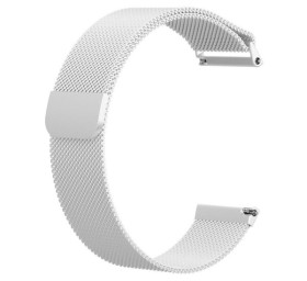 Univerzální kovový řemínek Milánský tah RhinoTech Quick Release 22 mm, stříbrná