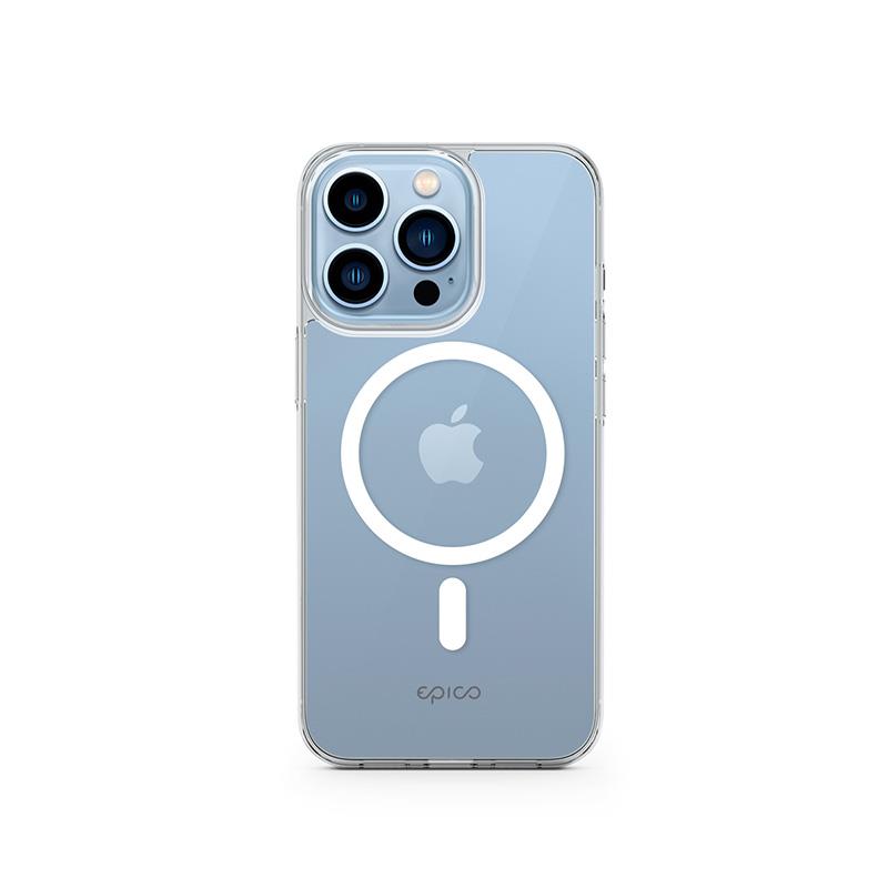 Levně Zadní magnetický kryt Epico Hero pro Apple iPhone 13, transparentní