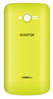 Zadní kryt baterie na Aligator S4000, yellow