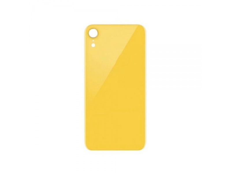 Zadní skleněný kryt baterie pro Apple iPhone XR, yellow (OEM)