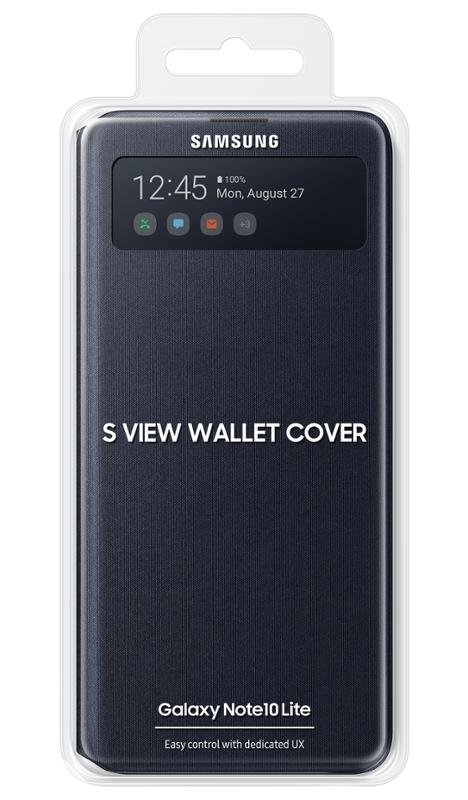 Flipové pouzdro S-View EF-EN770PBE pro Samsung Galaxy Note 10 Lite, černá