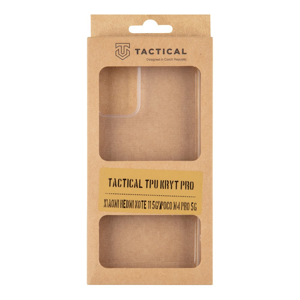 Zadní kryt Tactical pro Samsung Galaxy Xcover 6 Pro, transparentní