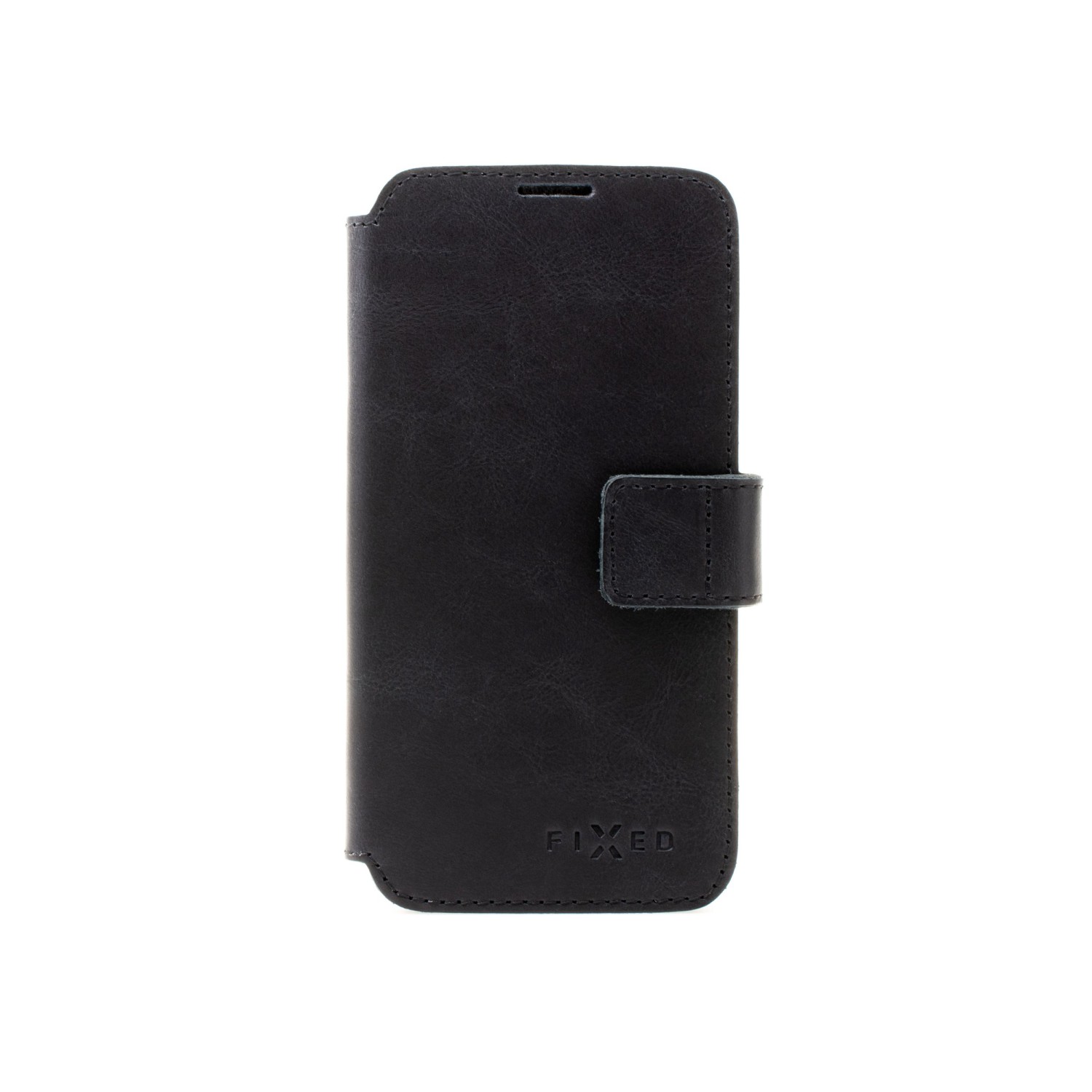 Levně Kožené pouzdro typu kniha FIXED ProFit pro Samsung Galaxy M53 5G, černá