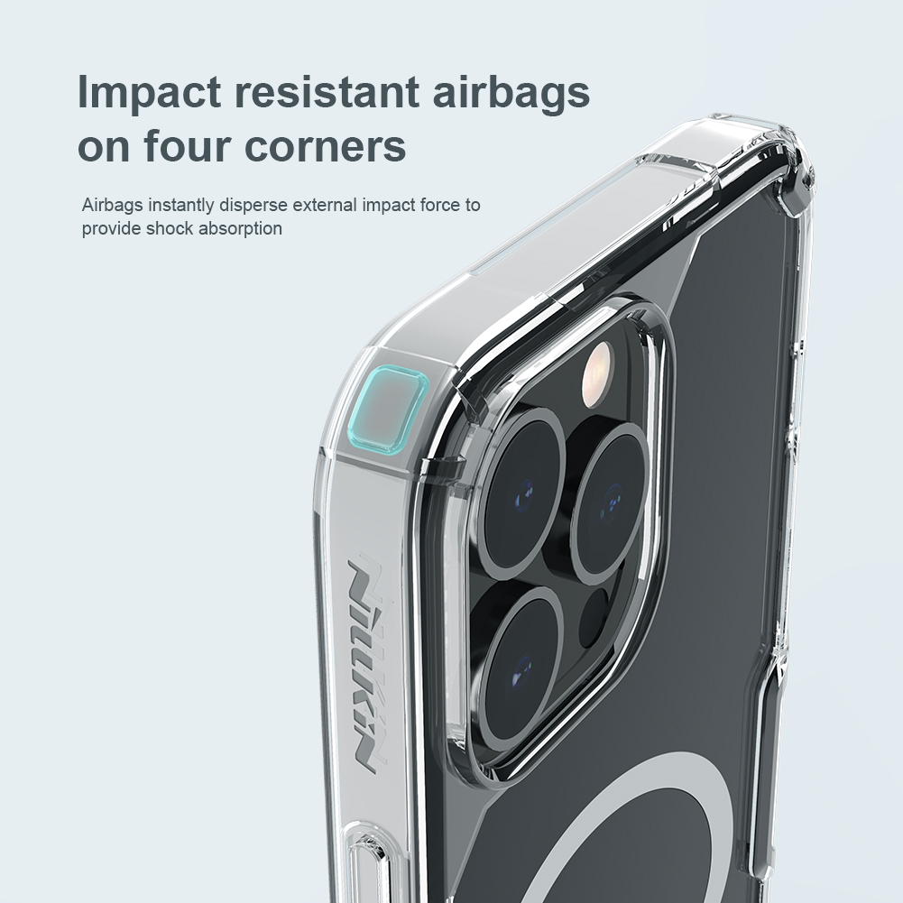 Ochranný kryt Nillkin Nature TPU PRO Magnetic pro Apple iPhone 14 Pro Max, modrá