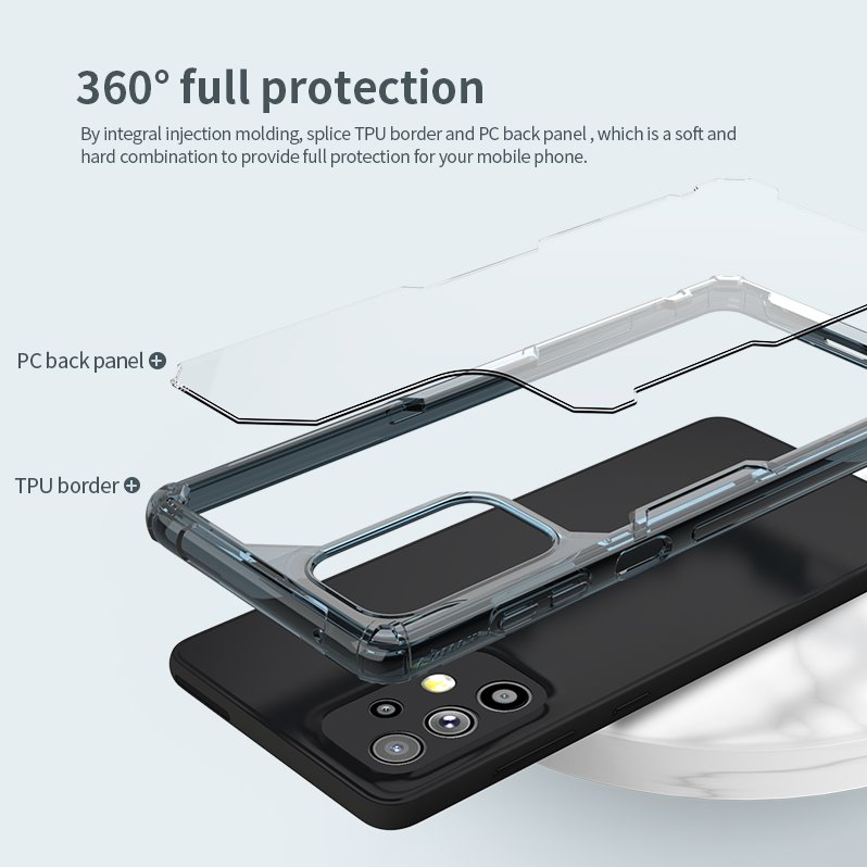 Ochranný kryt Nillkin Nature TPU PRO pro Apple iPhone 14 Pro Max, modrá