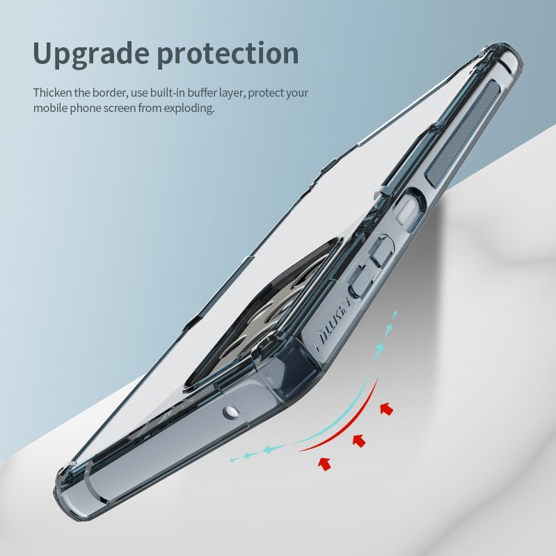 Ochranný kryt Nillkin Nature TPU PRO pro Apple iPhone 14 Pro Max, modrá