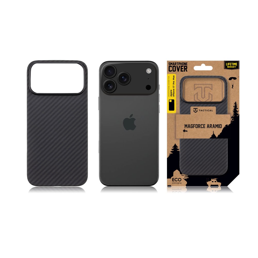 Zadní kryt Tactical MagForce Aramid pro Apple iPhone 14 Pro, černá