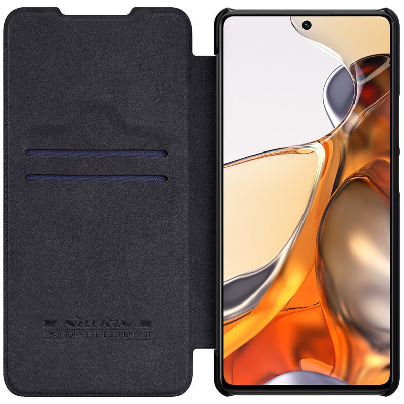 Flipové pouzdro Nillkin Qin Book PRO pro Xiaomi Redmi Note 11 Pro/11 Pro 5G, černá