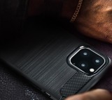 Ochranný kryt Forcell CARBON pro Apple iPhone 12 mini, černá