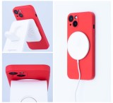 Ochranný silikonový kryt Mag Cover pro Apple iPhone 13 mini, červená