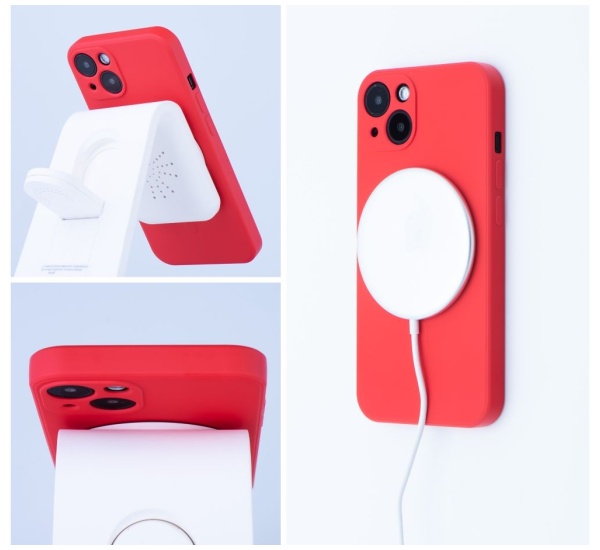 Ochranný silikonový kryt Mag Cover pro Apple iPhone 11, červená