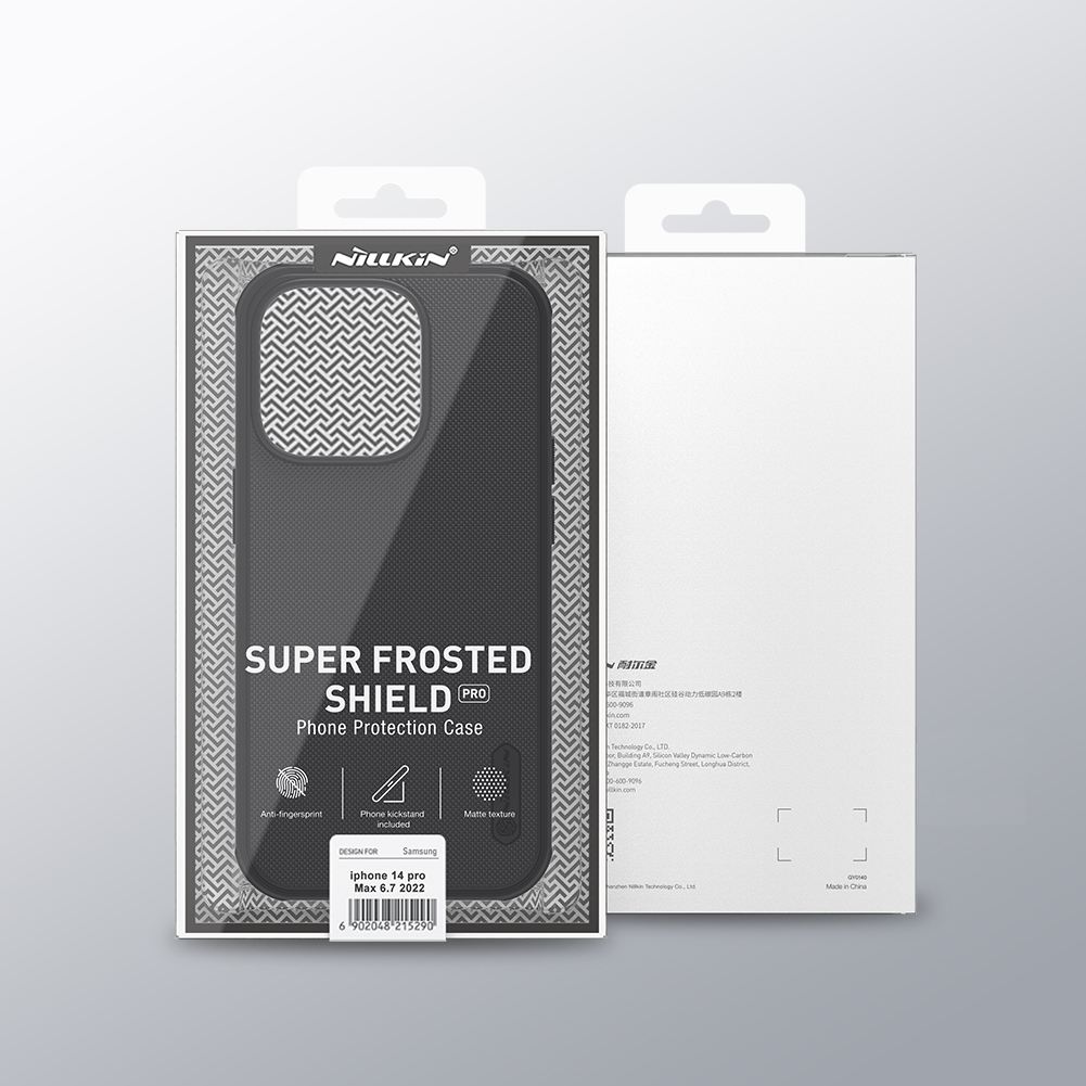 Zadní kryt Nillkin Super Frosted PRO pro Apple iPhone 14 Pro Max, tmavě zelená
