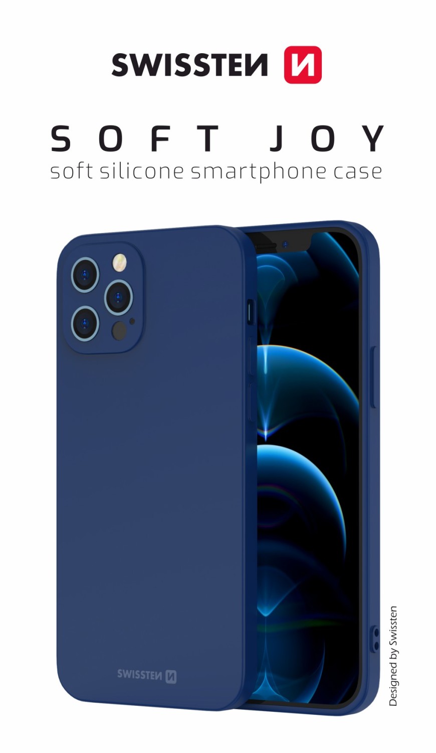 Zadní kryt Swissten Soft Joy pro Apple iPhone 14 Plus, modrá