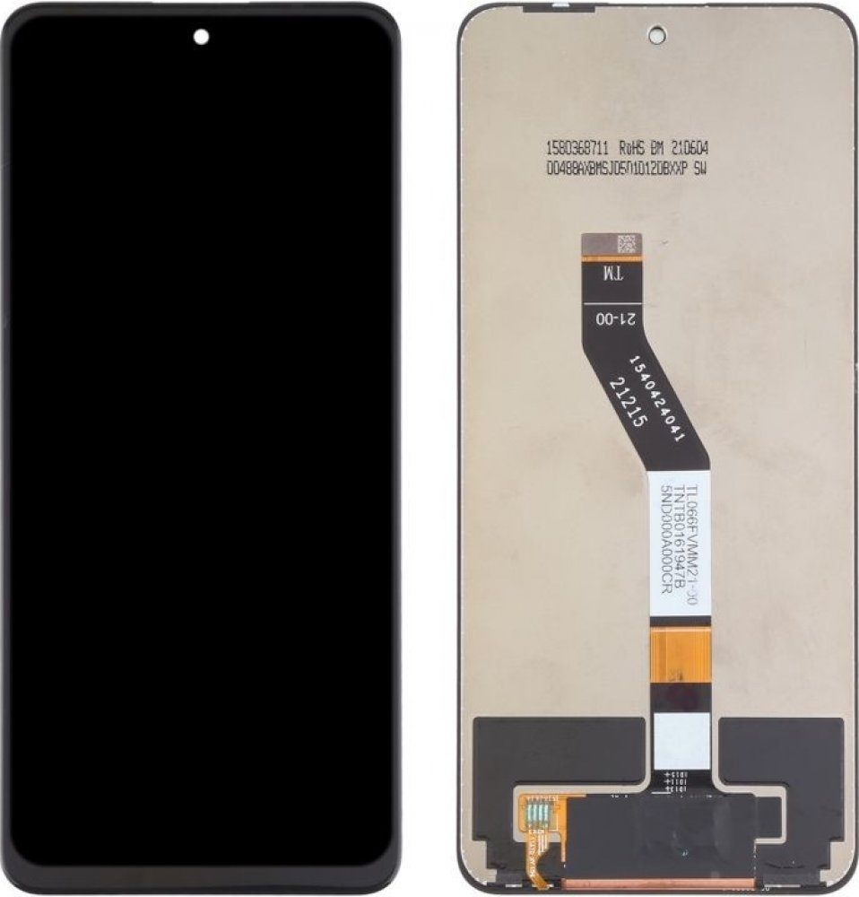 LCD + dotyk + přední kryt pro Poco M4 Pro 5G, black