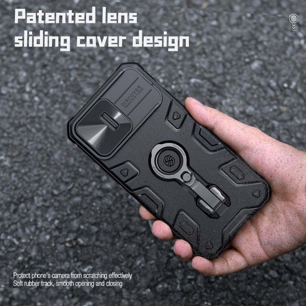 Zadní kryt Nillkin CamShield Armor PRO Magnetic pro Apple iPhone 14 Pro, černá
