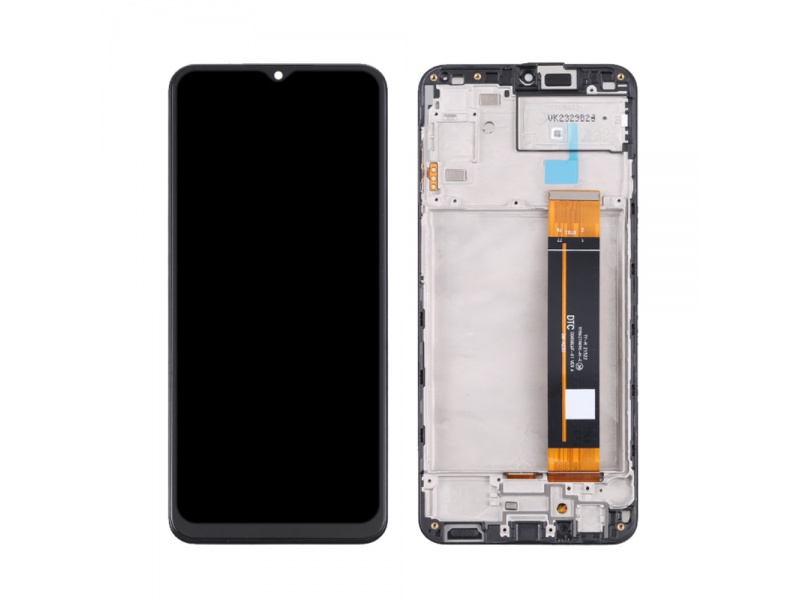 LCD + dotyk + rámeček pro Samsung Galaxy A23, black (Service Pack)