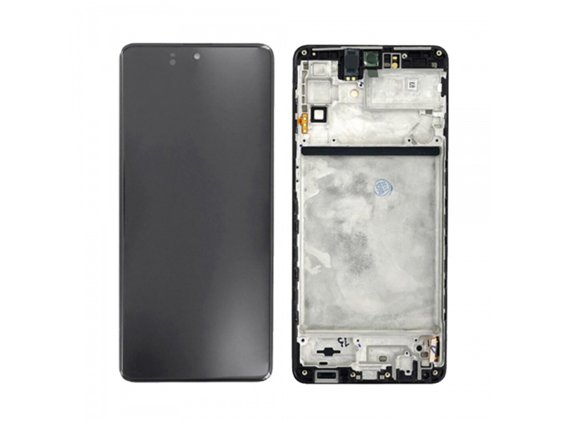 LCD + dotyk + rámeček pro Samsung Galaxy M53 5G, black (Service Pack)
