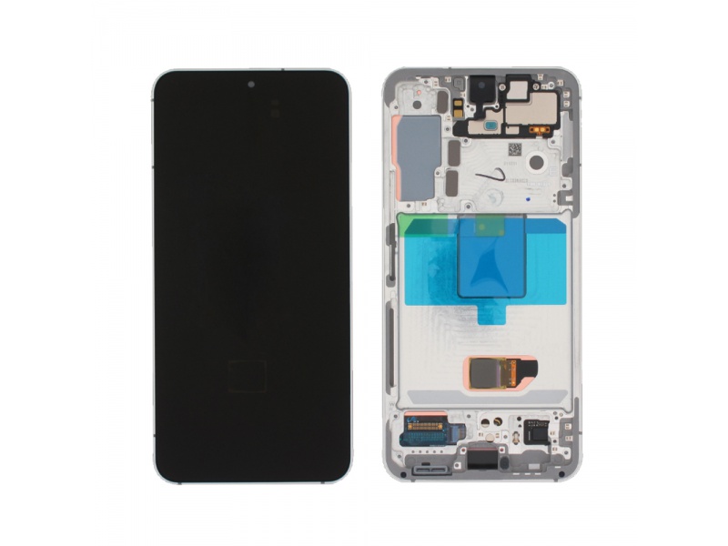 LCD + dotyk + rámeček pro Samsung Galaxy S22 2022, black (Service Pack) + DOPRAVA ZDARMA