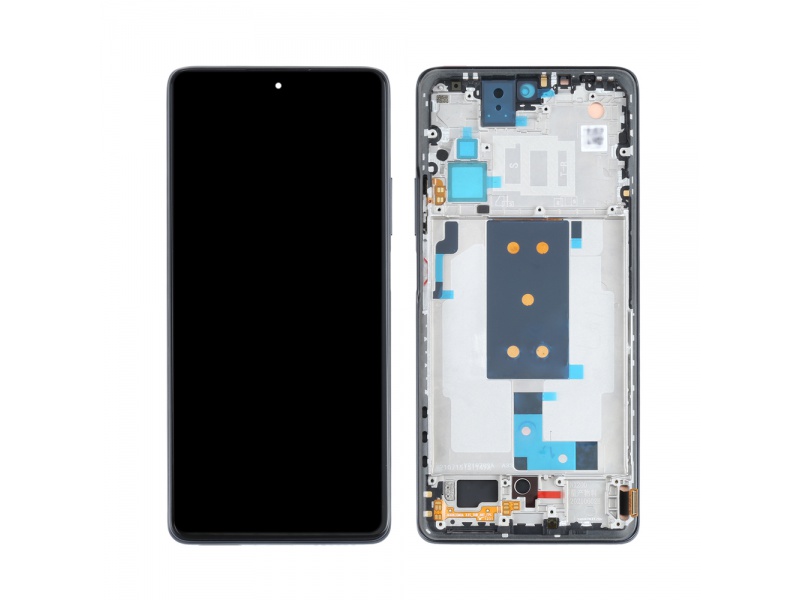 LCD + dotyk + rámeček pro Xiaomi 11T, silver (Service Pack)