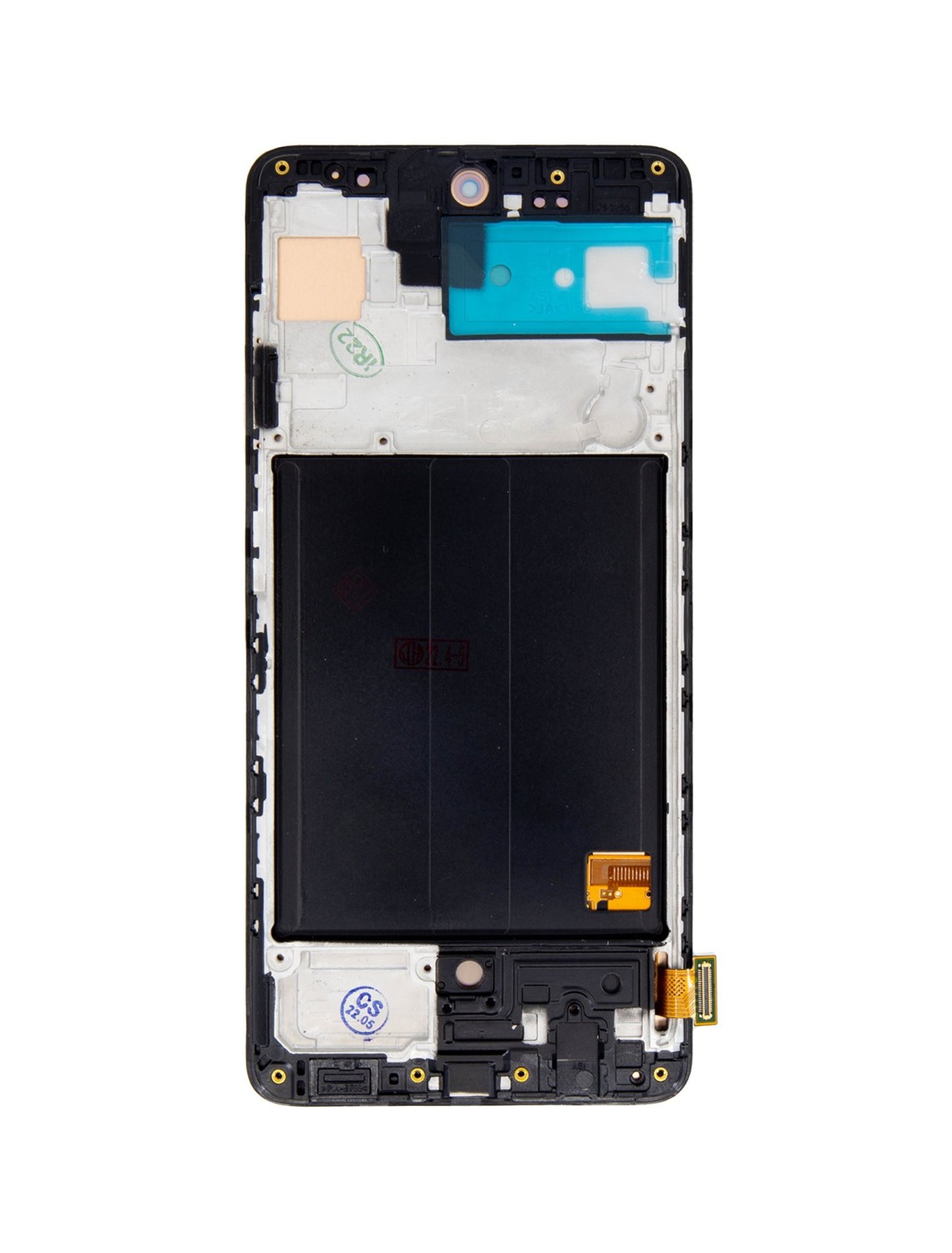 LCD + dotyk + přední kryt pro Samsung Galaxy A51, black