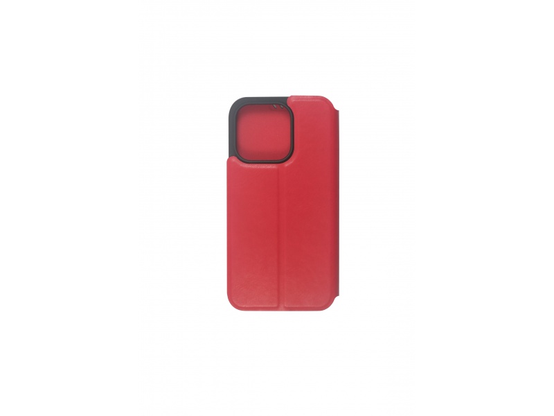 Levně Flipové pouzdro RhinoTech FLIP Eco Case pro Apple iPhone 14 Pro Max, červená