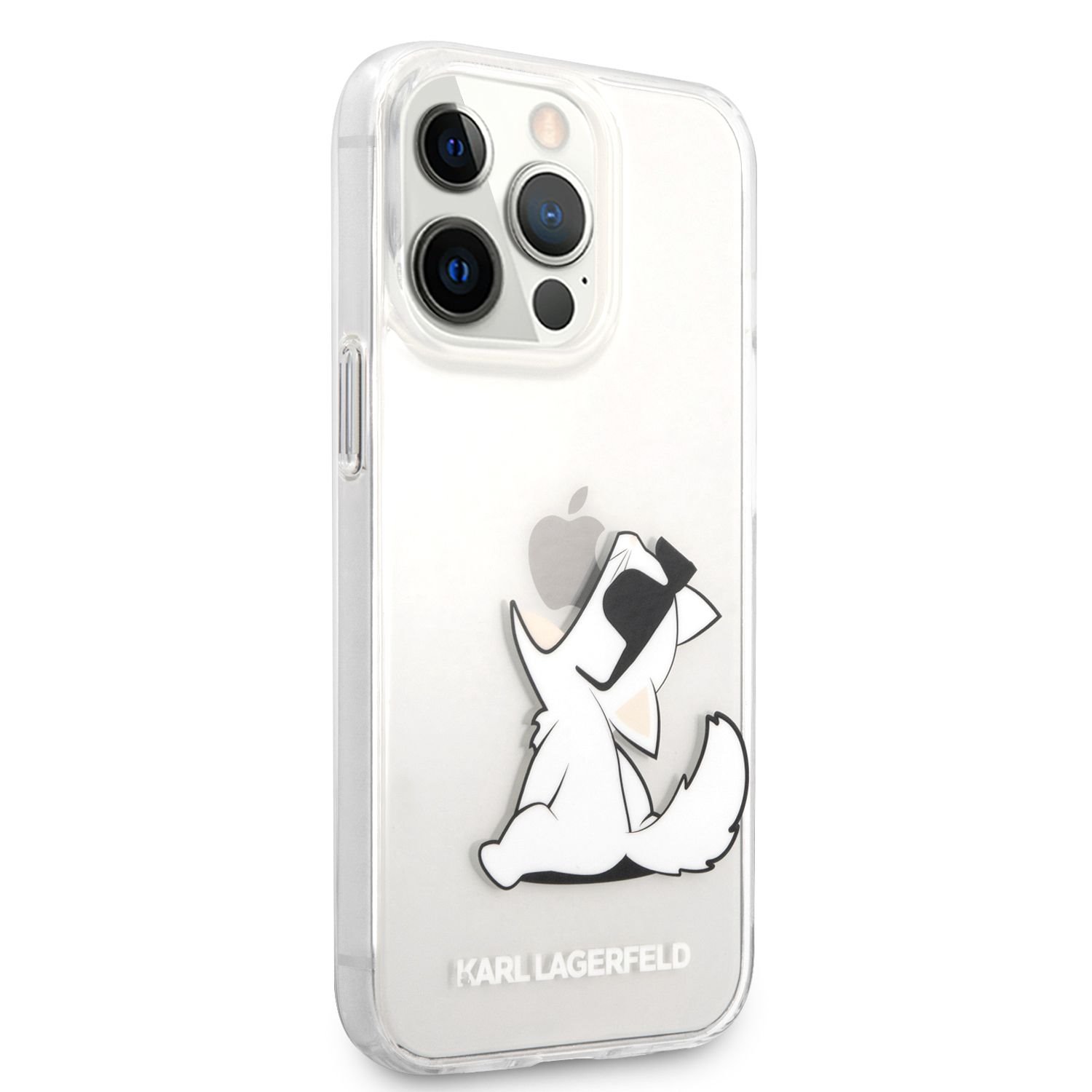 Zadní kryt Karl Lagerfeld PC/TPU Choupette Eat pro Apple iPhone 14 Pro Max, transparentní