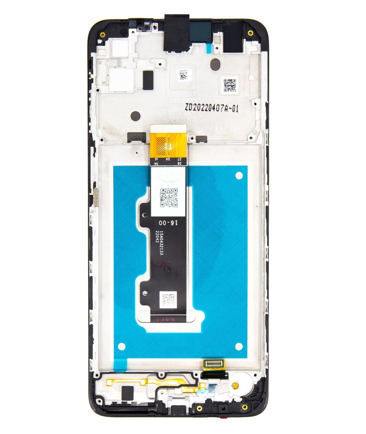 LCD + dotyk + přední kryt pro Motorola Moto E32, black ( Service Pack )
