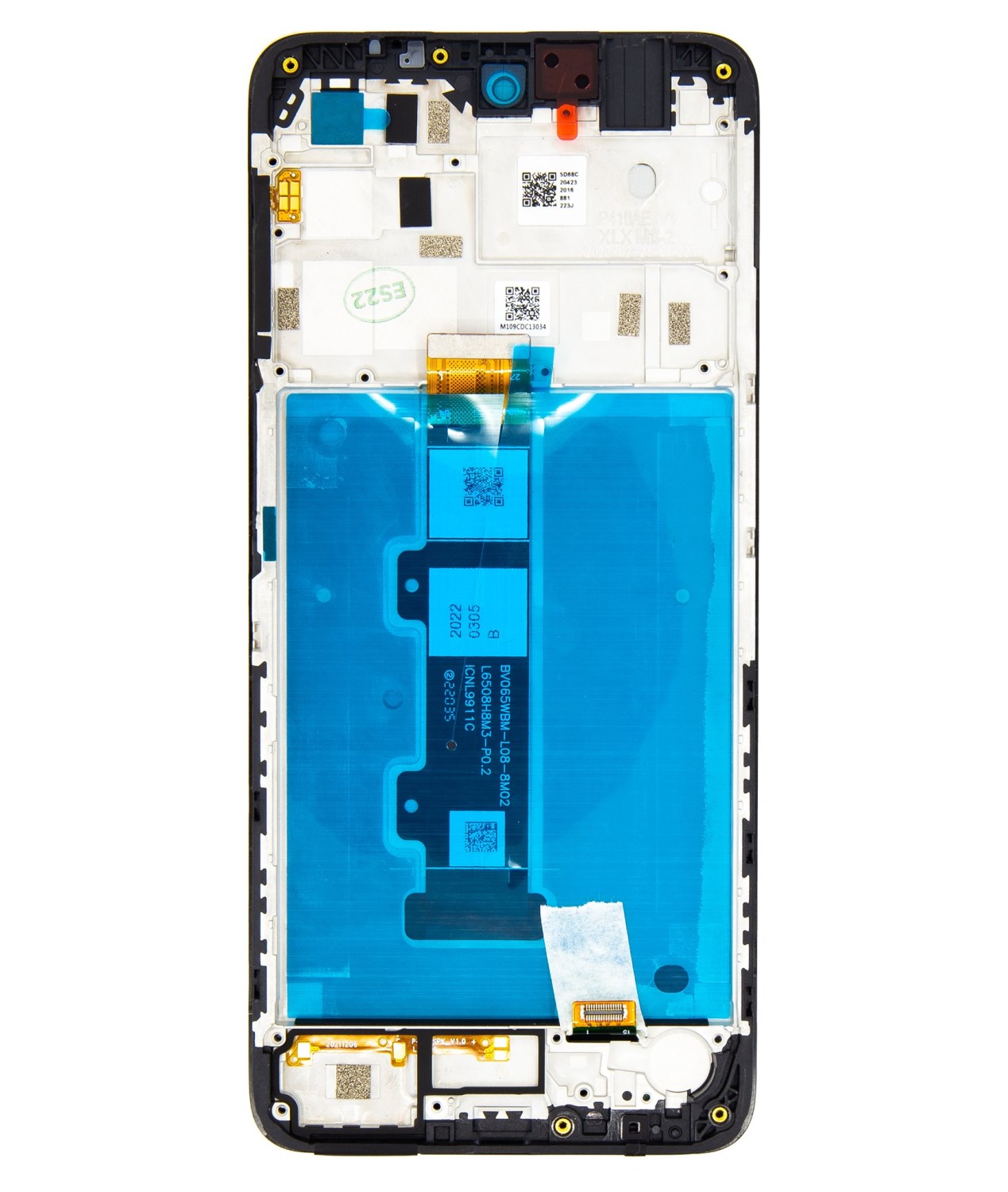 Levně LCD + dotyk + přední kryt pro Motorola Moto G22, black ( Service Pack )