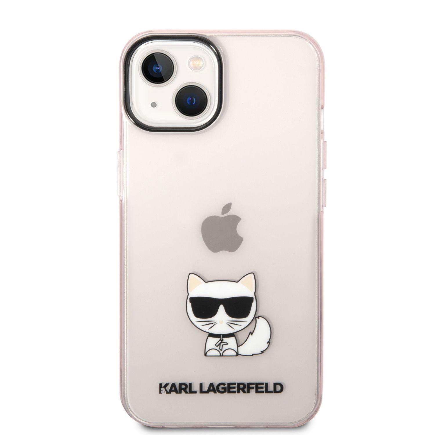 Levně Zadní kryt Karl Lagerfeld Choupette Logo pro Apple iPhone 14 Plus, růžová