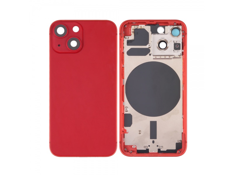 Levně Kryt baterie Back Cover pro Apple iPhone 13 mini, red
